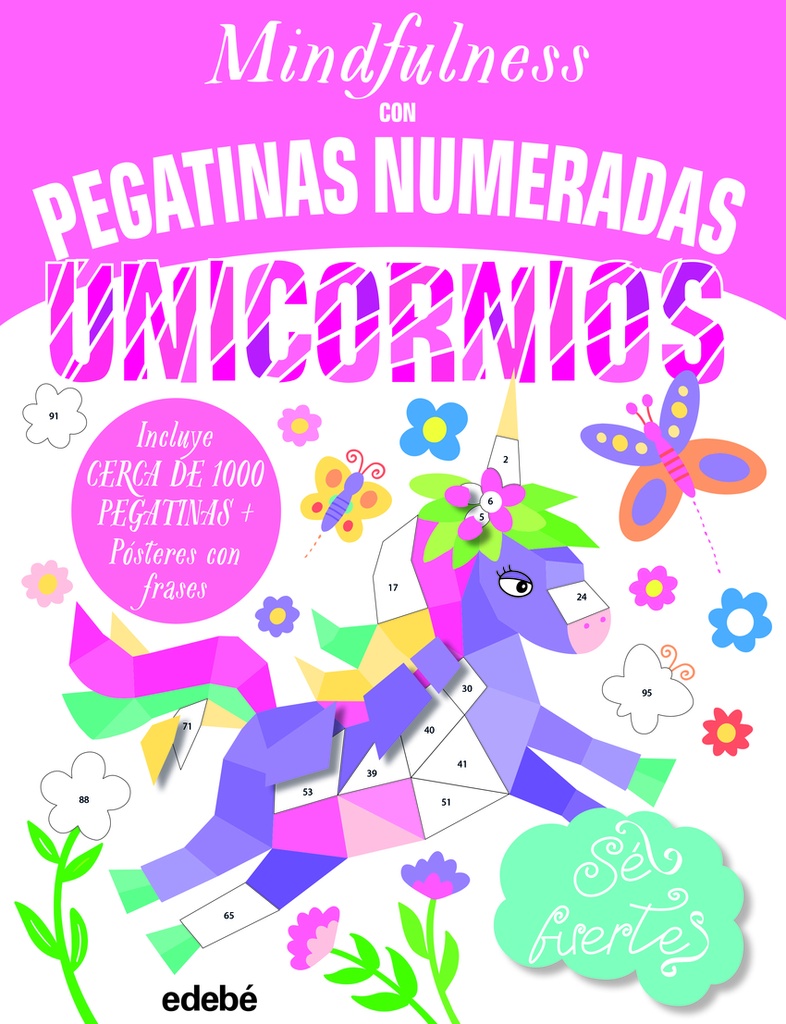 MINDFULNESS con pegatinas numeradas: UNICORNIOS