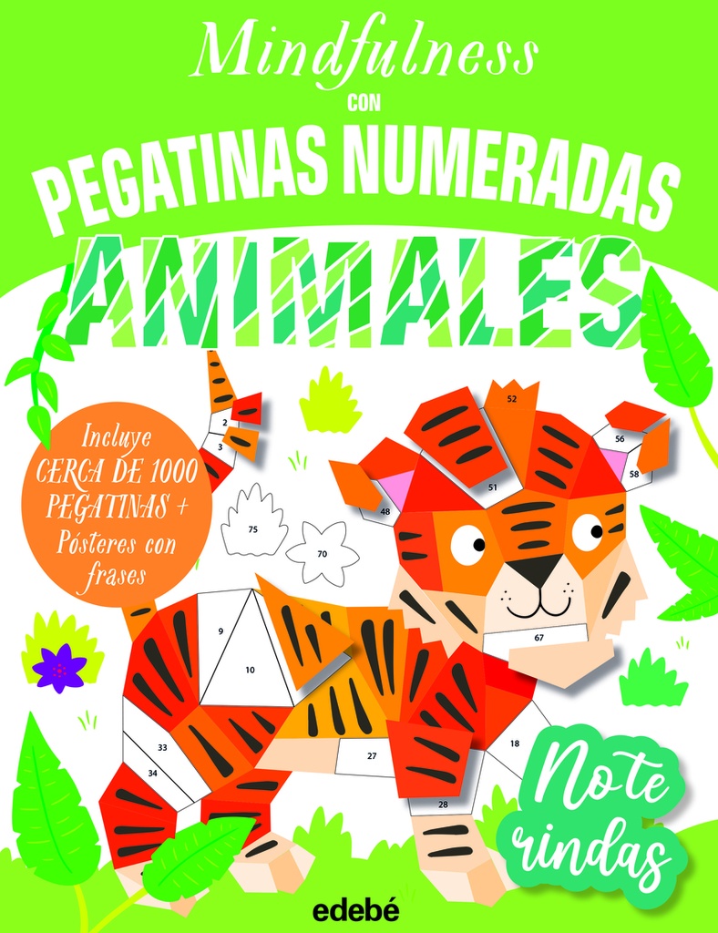 MINDFULNESS con pegatinas numeradas: ANIMALES