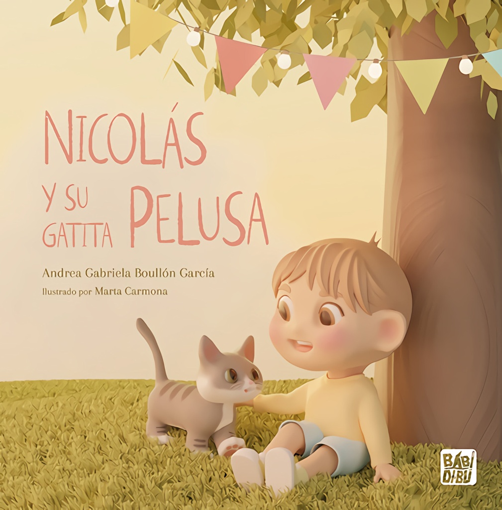 Nicolás y su gatita pelusa