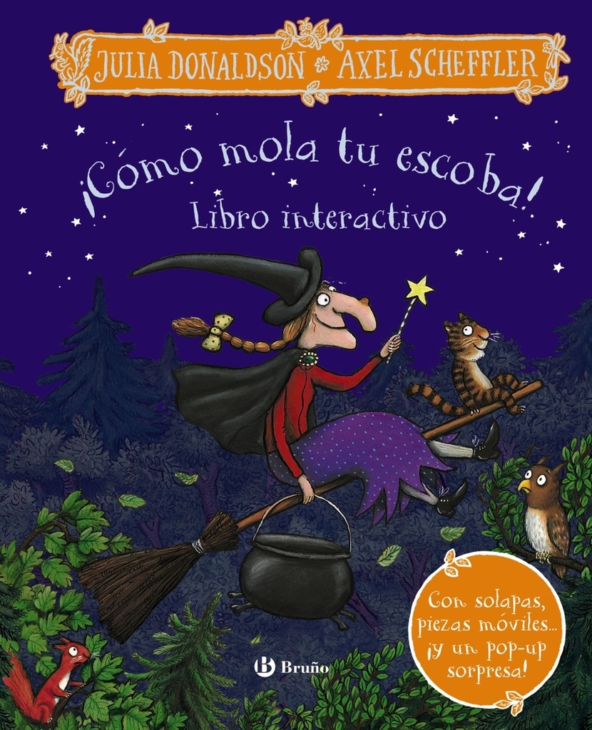 ¡Cómo mola tu escoba! Libro interactivo