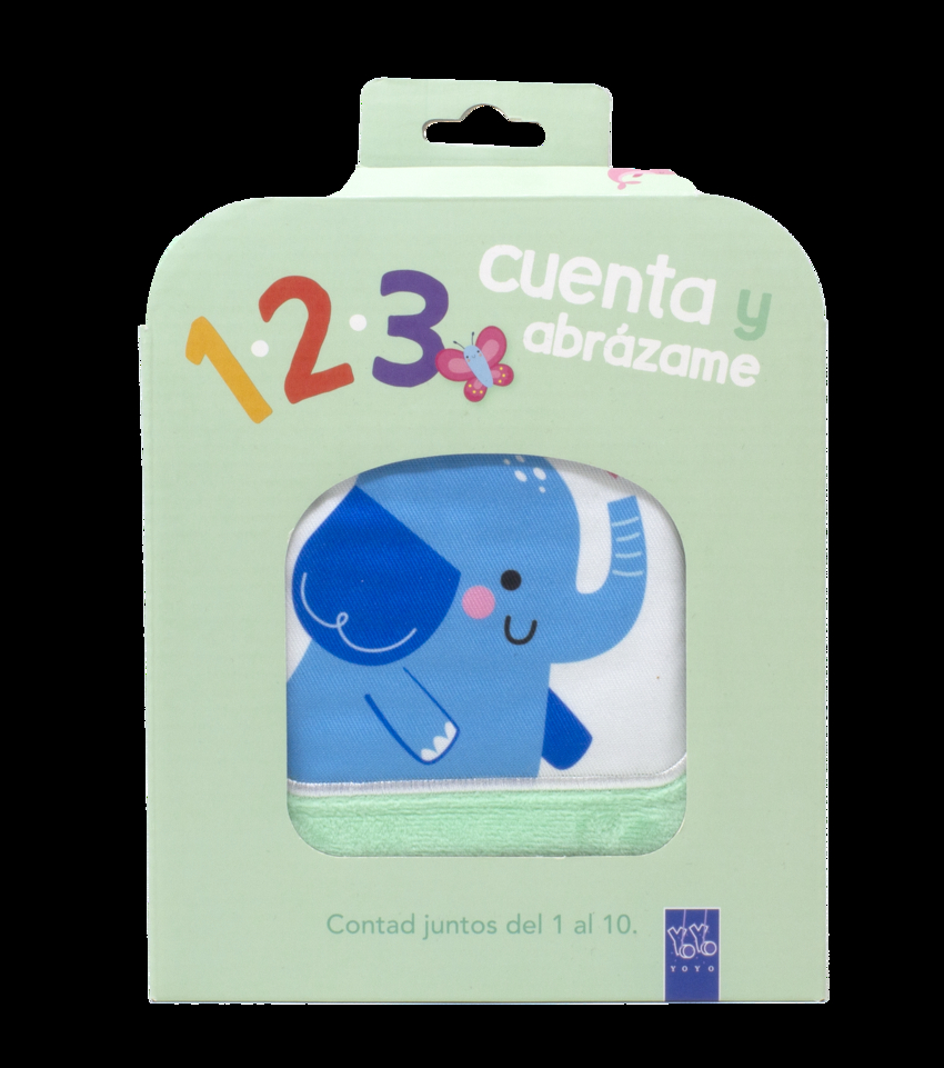 Cuenta y abrázame. Elefante