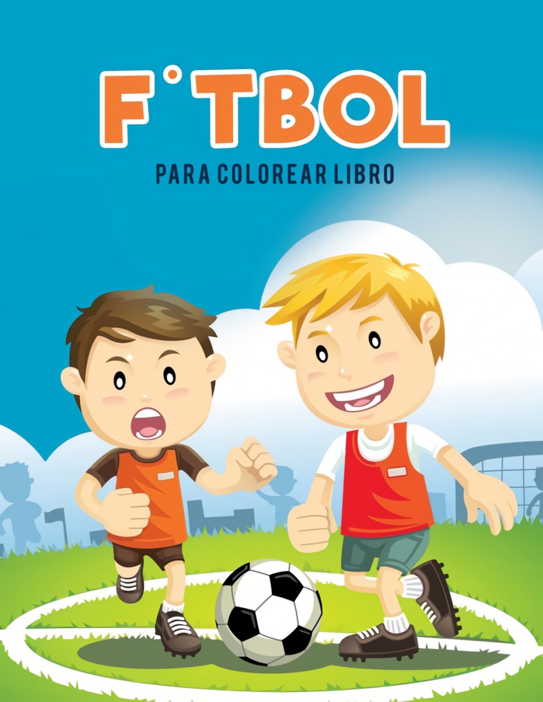 Ftbol para colorear Libro