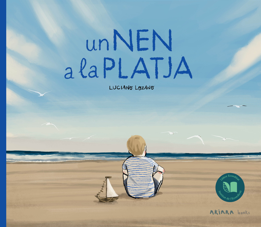 Un nen a la platja