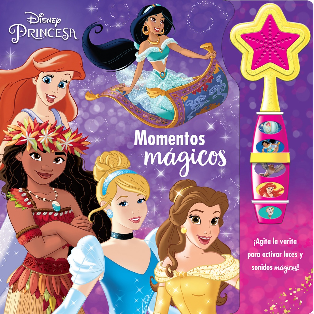 MOMENTOS MÁGICOS. PRINCESAS DISNEY. LIBRO CON VARITA MÁGICA