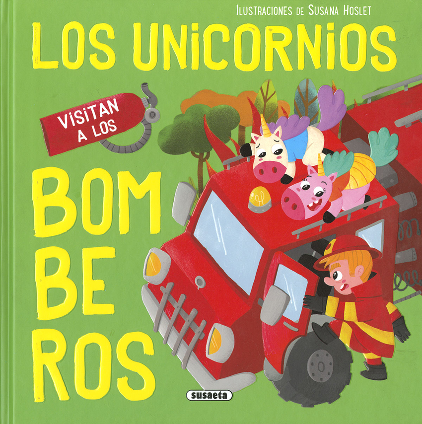 Los unicornios visitan a los bomberos