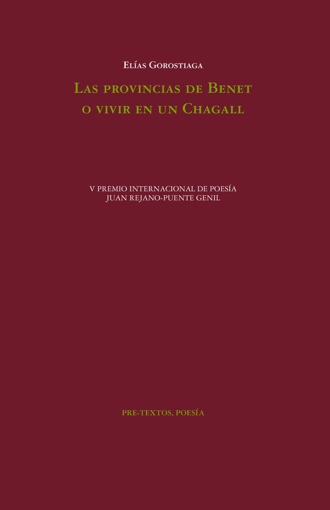 Las provincias de Benet o Vivir en un Chagall