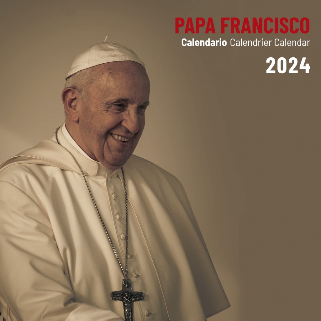 CALENDARIO 2024 MESA PAPA FRANCISCO