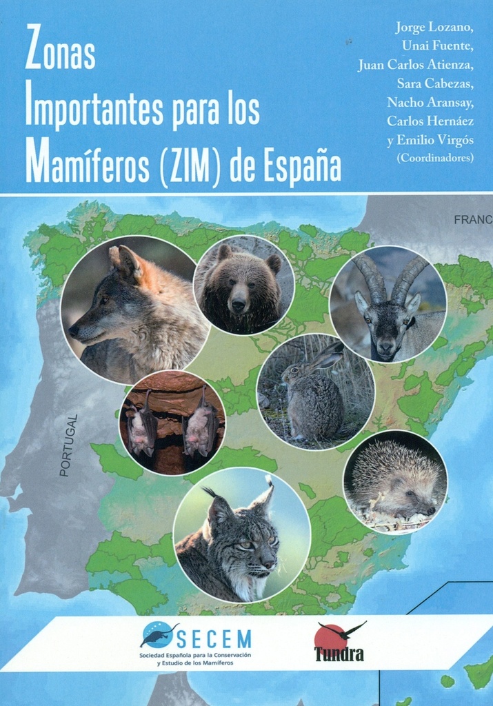 Zonas importantes para los mamiferos zim de España