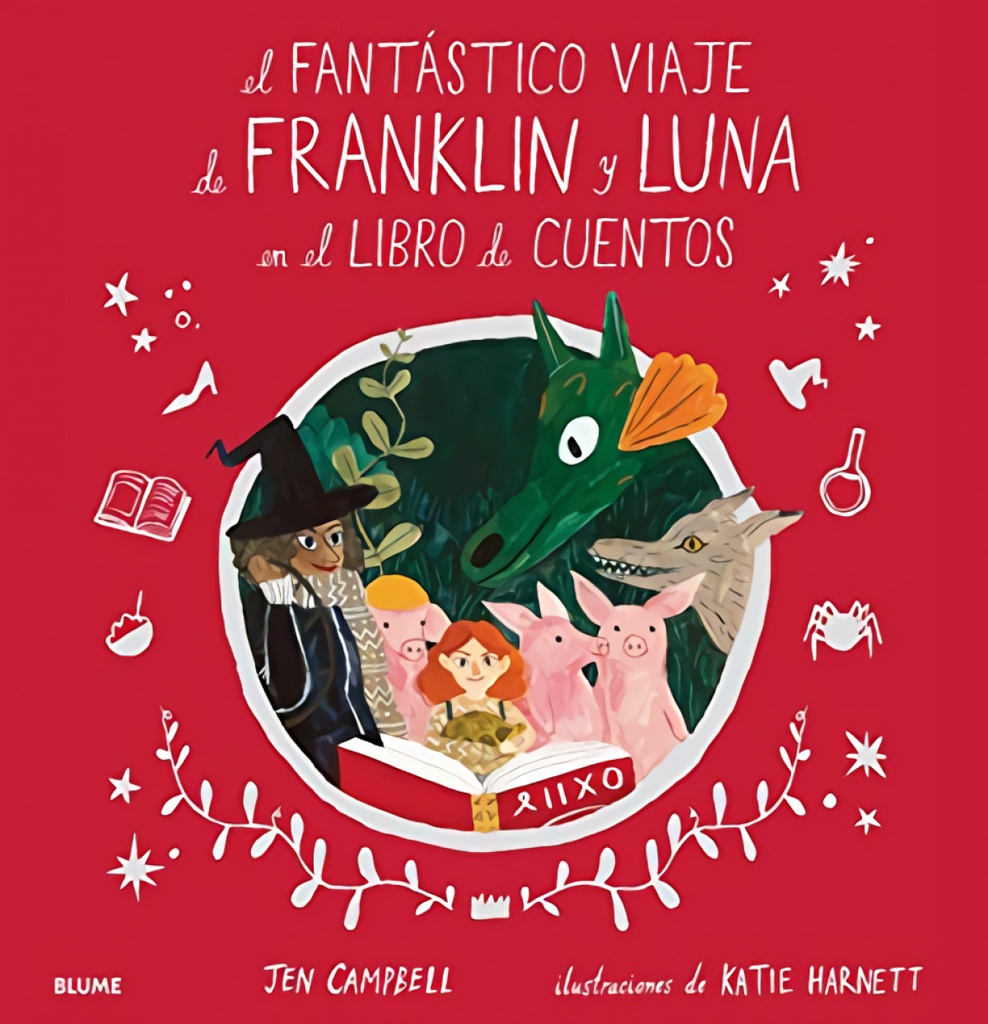 El fantástico viaje de Franklin y Luna en el libro de cuentos