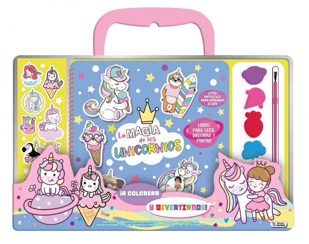 ¡ A COLOREAR Y DIVERTIRNOS ! MAGIA DE LOS UNICORNIOS