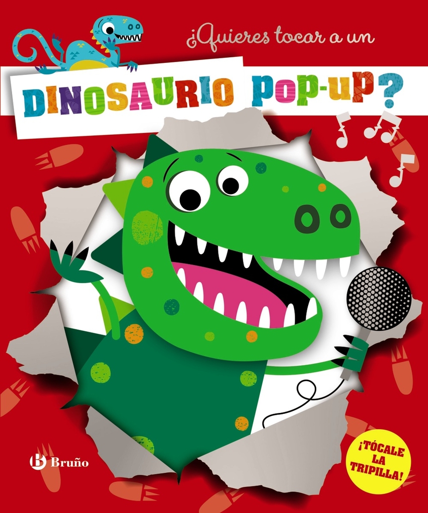 ¿Quieres tocar a un dinosaurio pop-up?