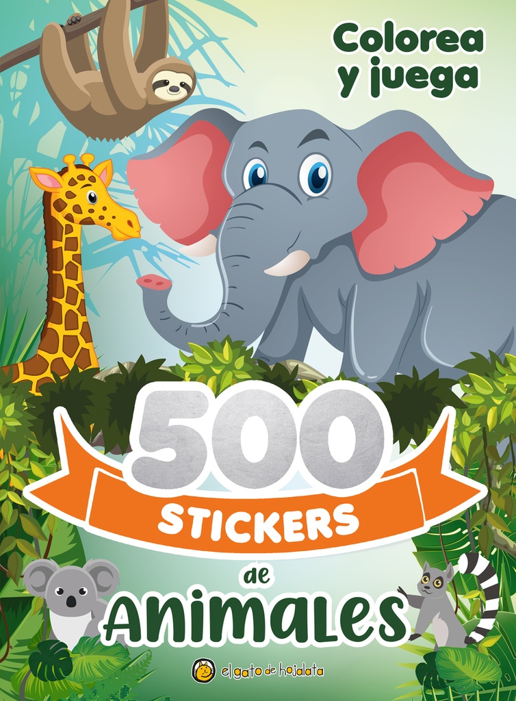 500 Stickers de Animales