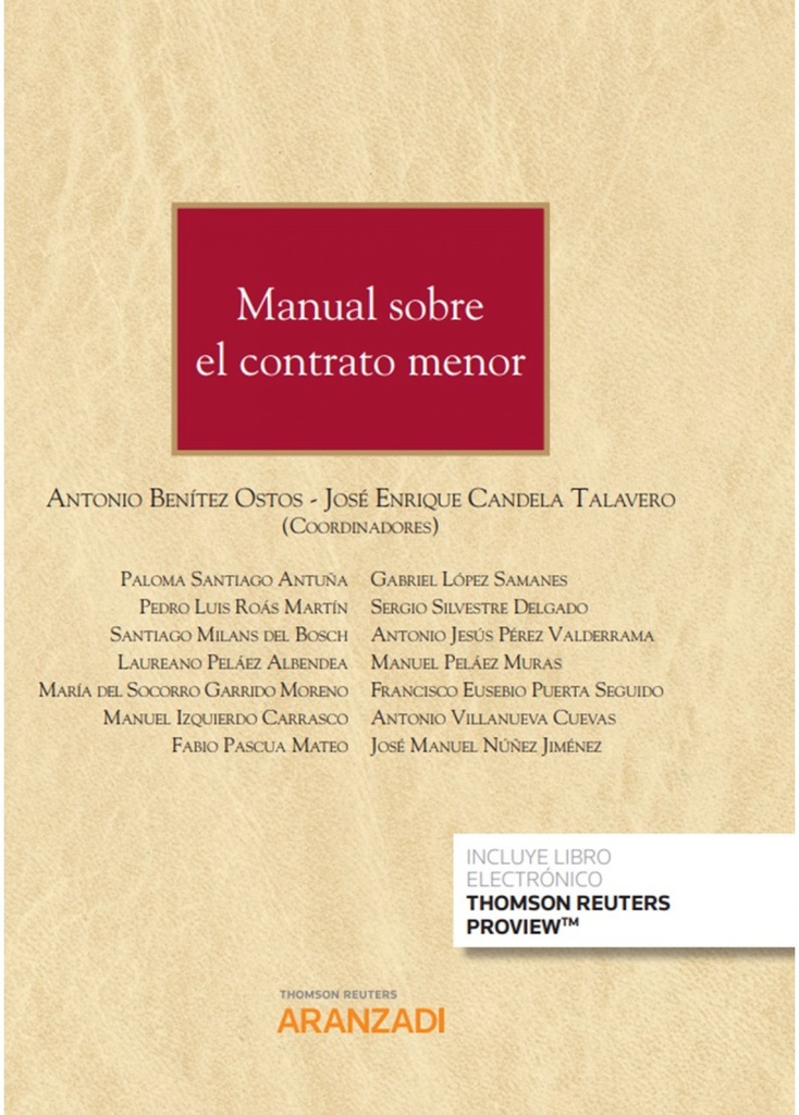 Manual sobre el contrato menor