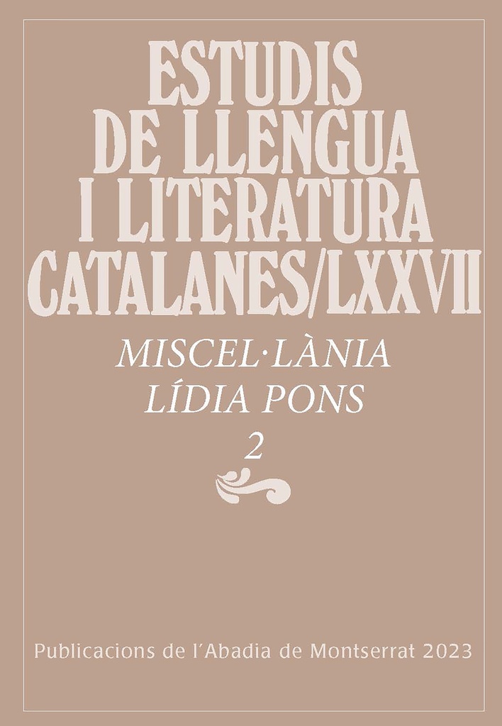 Estudis llengua i literatura catalana/lxxvii