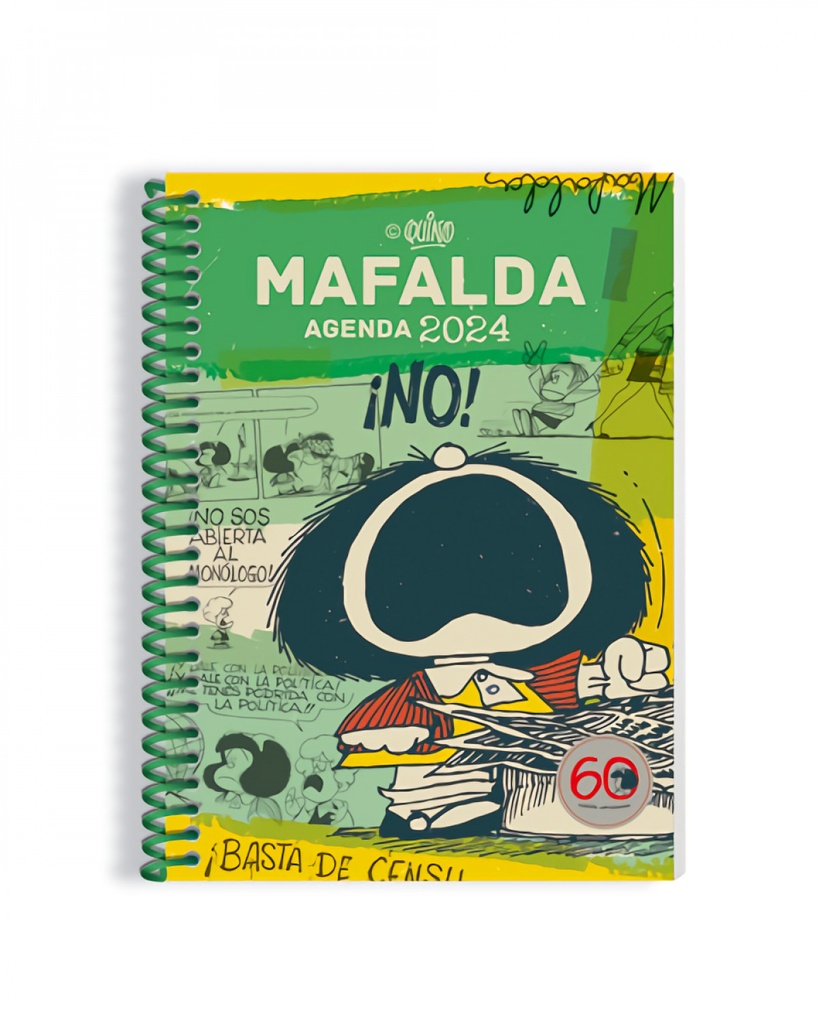 Mafalda 2024, Agenda Para La Mujer Anillada verde