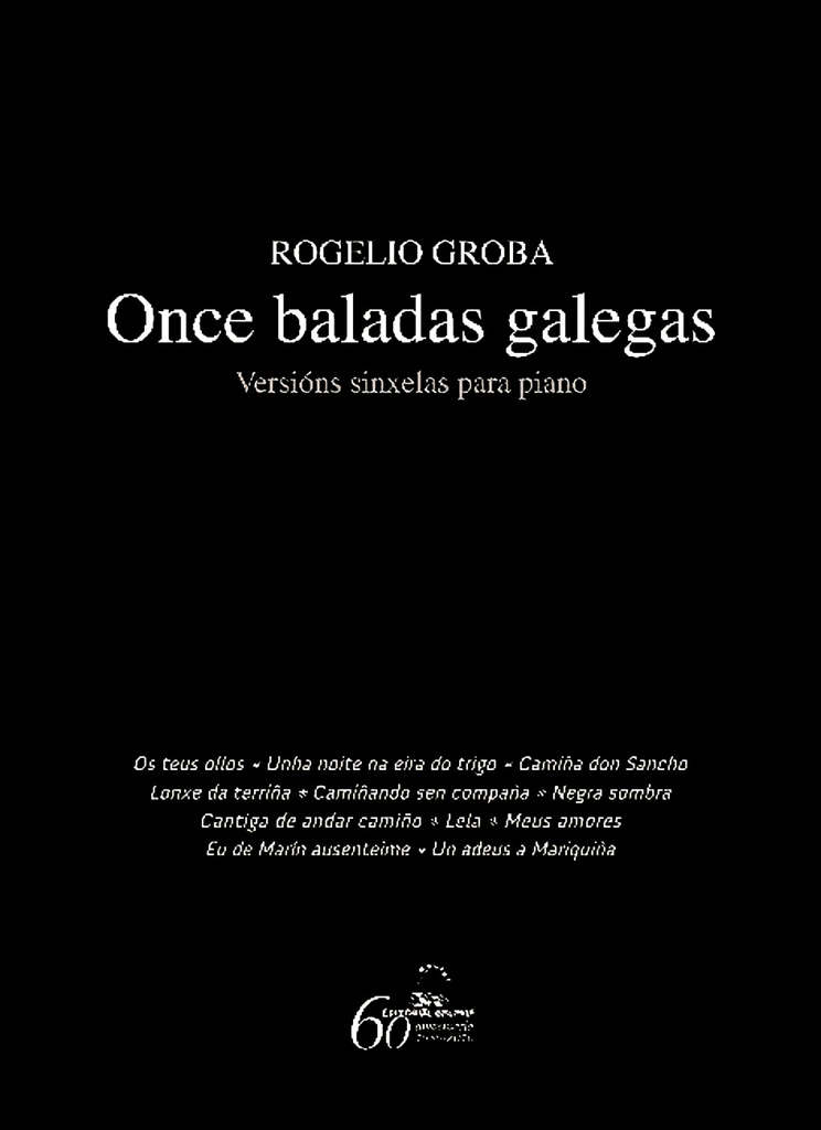 Once baladas galegas. Versións sinxelas para piano