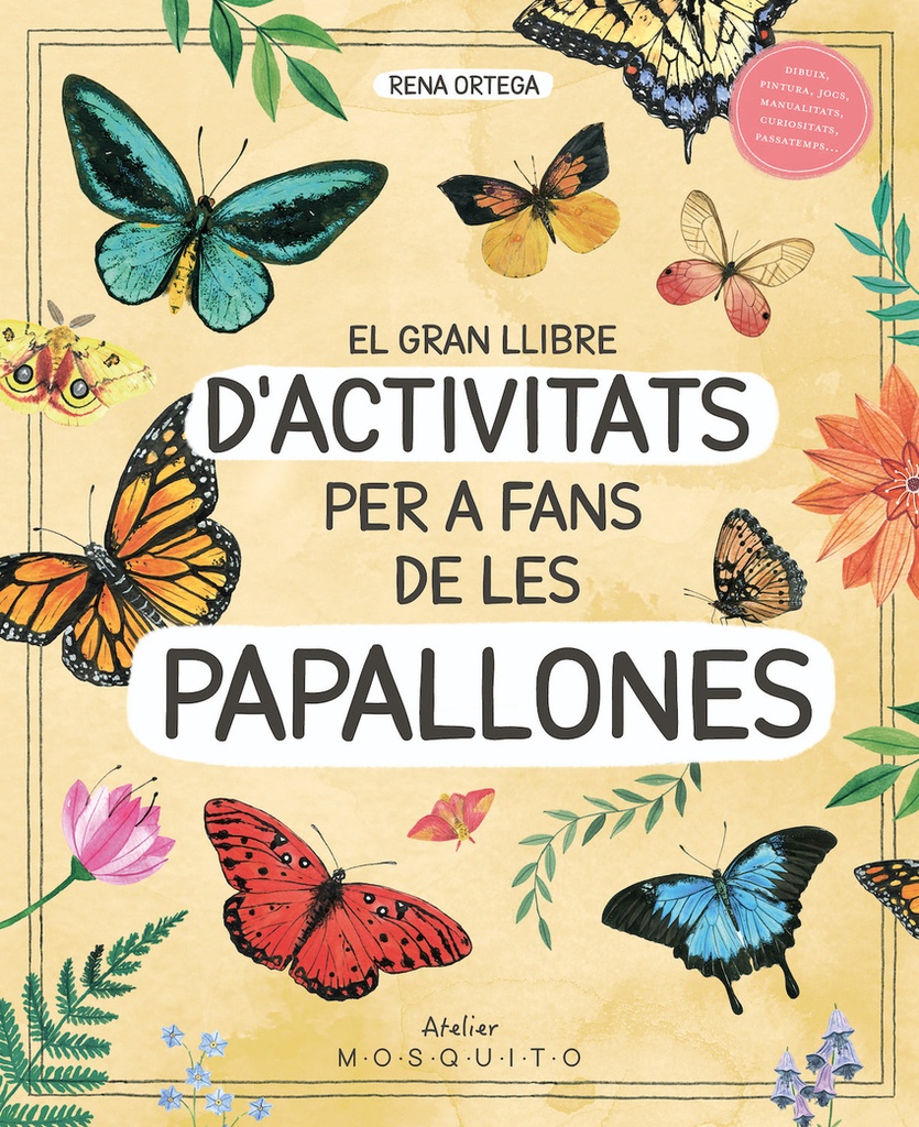 El gran llibre d´activitats per a fans de les papallones