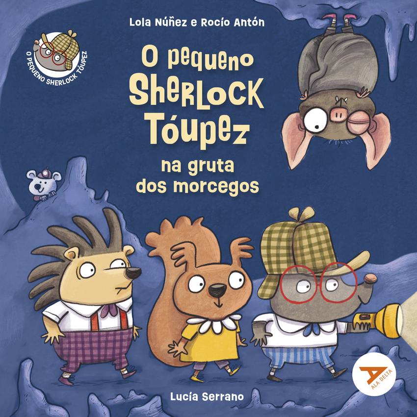 O pequeno Sherlock Tóupez na gruta dos morcegos