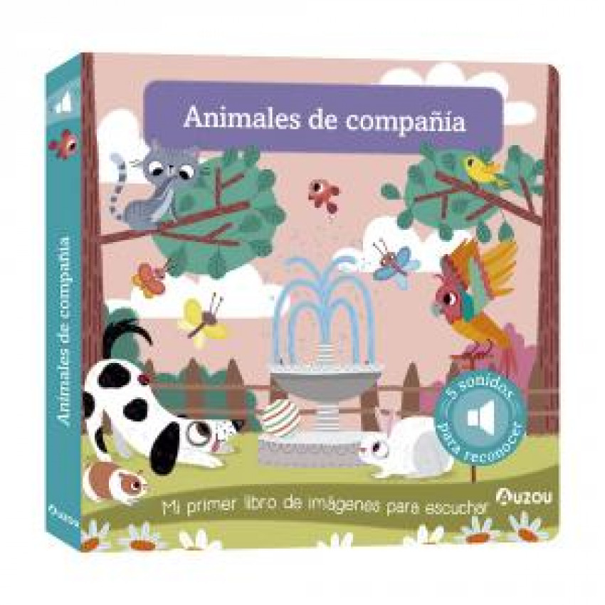 Libro de sonidos. Animales de compañía