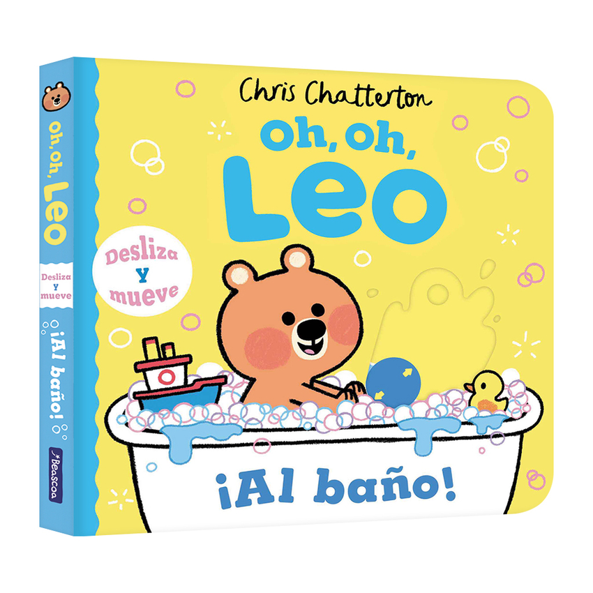 Oh, oh, Leo. ¡Al baño!