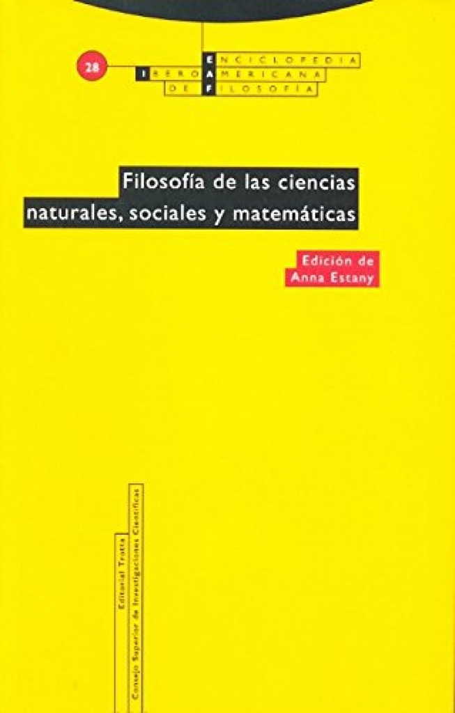 FILOSOFÍA DE LAS CIENCIAS NATURALES, SOCIALES Y MATEMÁTICAS