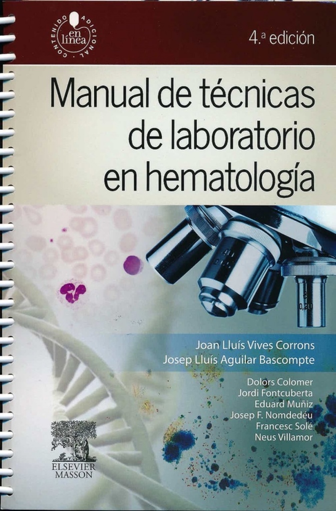 Manual DE TECNICAS DE LABORATORIO EN HEMATOLOGÍA.