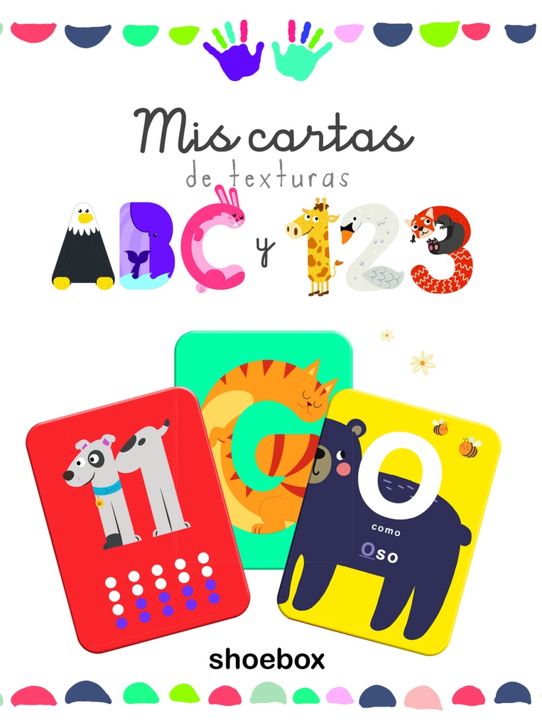 Mis cartas de texturas ABC y 123