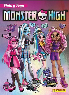 PINTA Y PEGA MONSTER HIGH