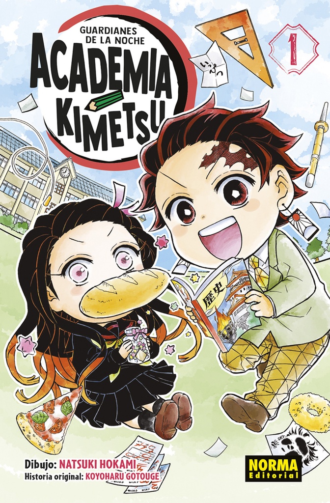 GUARDIANES DE LA NOCHE. ACADEMIA KIMETSU 01