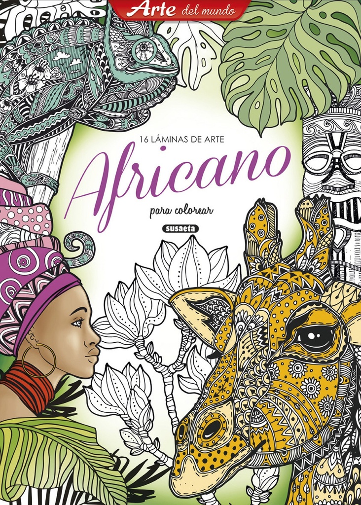 Africano: 16 láminas de arte