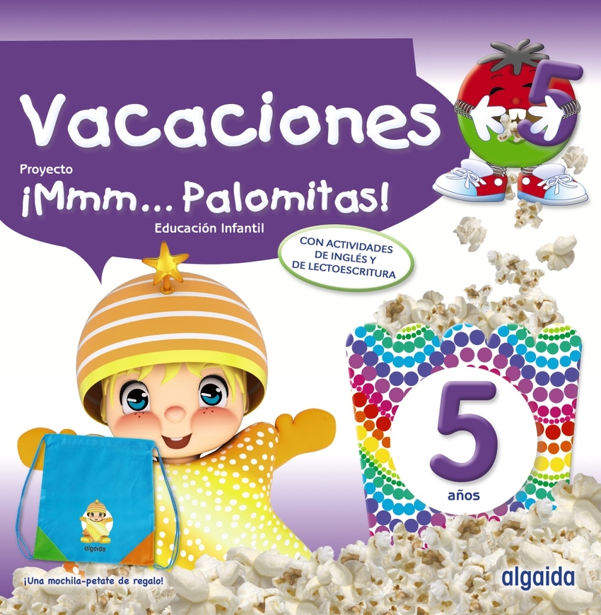 ¡Mmm... Palomitas! 5 años. Cuaderno de vacaciones