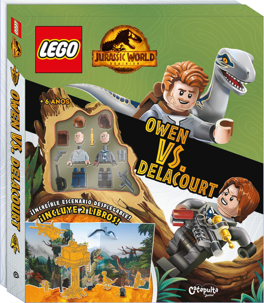 Lego Jurassic World. Owen vs. Delacourt