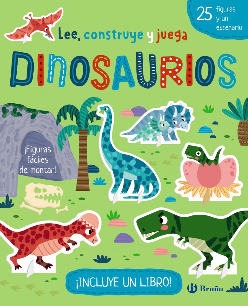 Lee, construye y juega. Dinosaurios