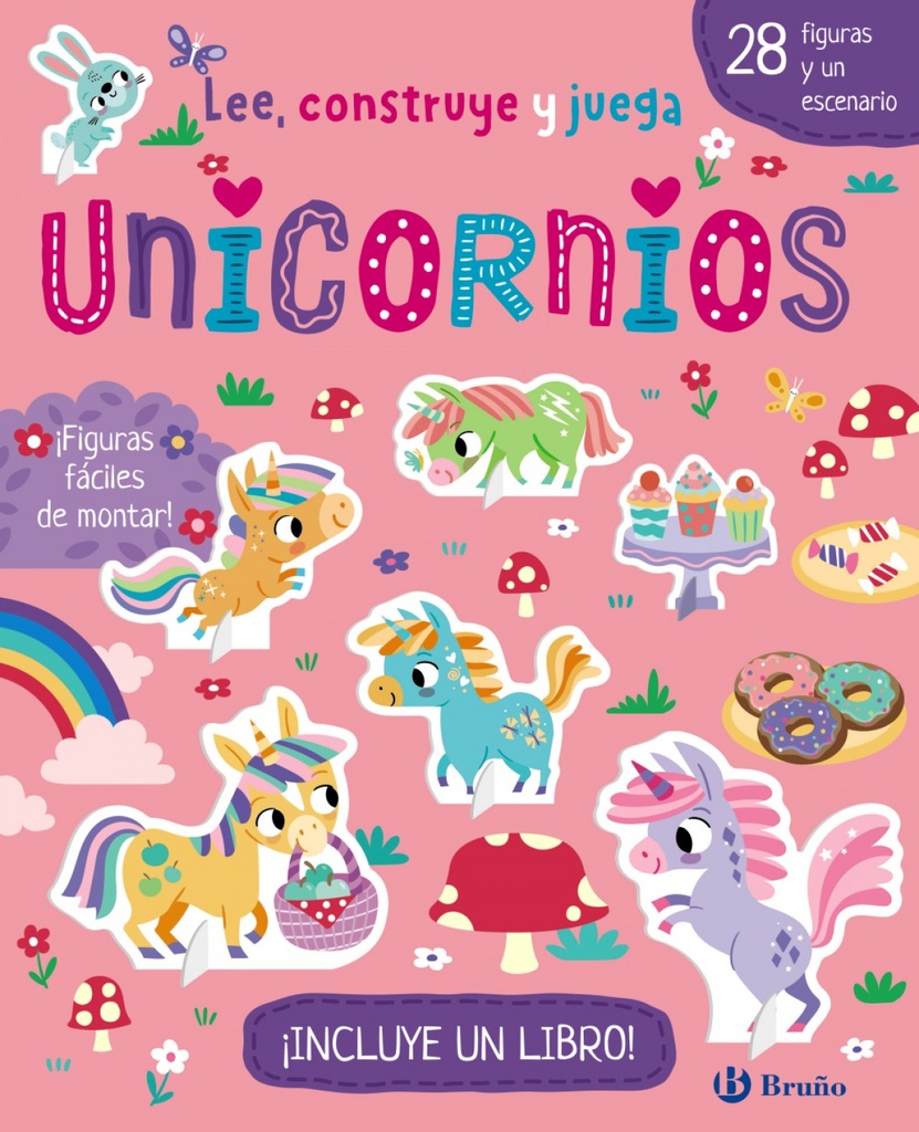 Lee, construye y juega. Unicornios