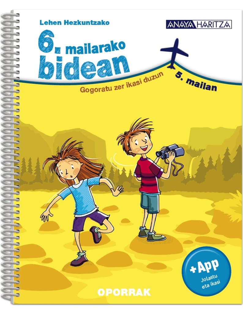 6. mailarako BIDEAN