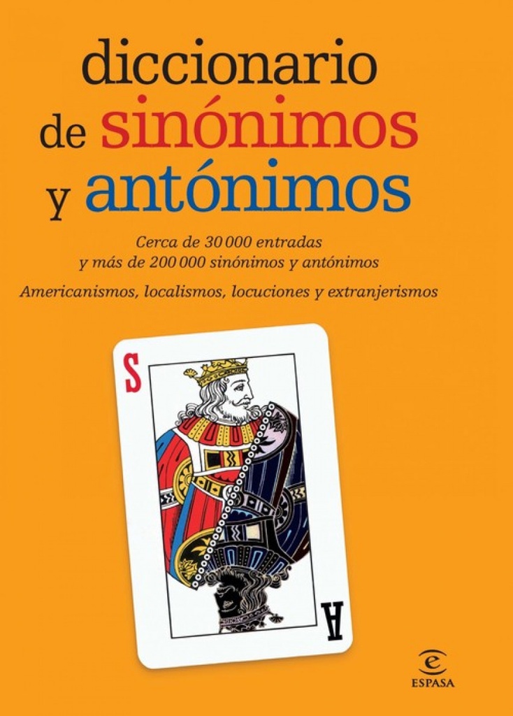 DICCIONARIO DE SINÓNIMOS Y ANTÓNIMOS