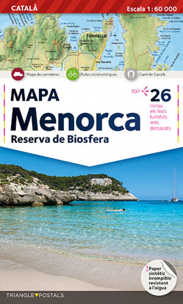 Mapa Menorca (escala 1:60000)