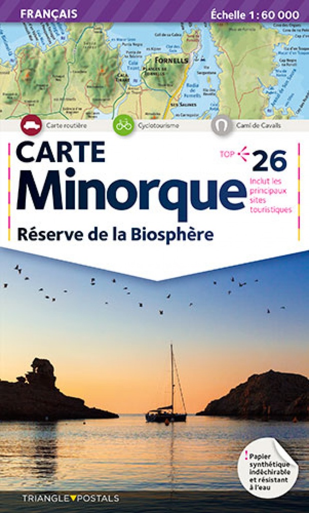 Minorque, carte