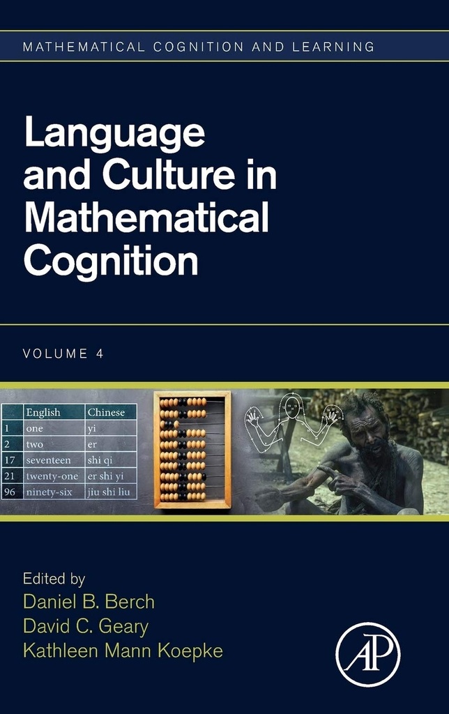 LANGUAGE AND CULTURE IN MATHEMATICAL COGNITION VOL.4