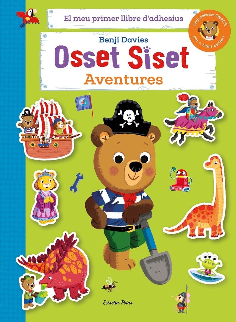 Osset Siset. El meu primer llibre d*adhesius. Aventures