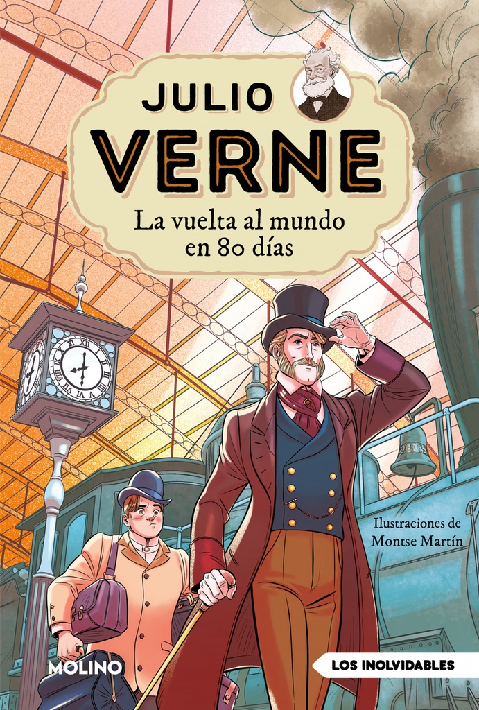 Julio Verne - La vuelta al mundo en 80 días (edición actualizada, ilustrada y adaptada)