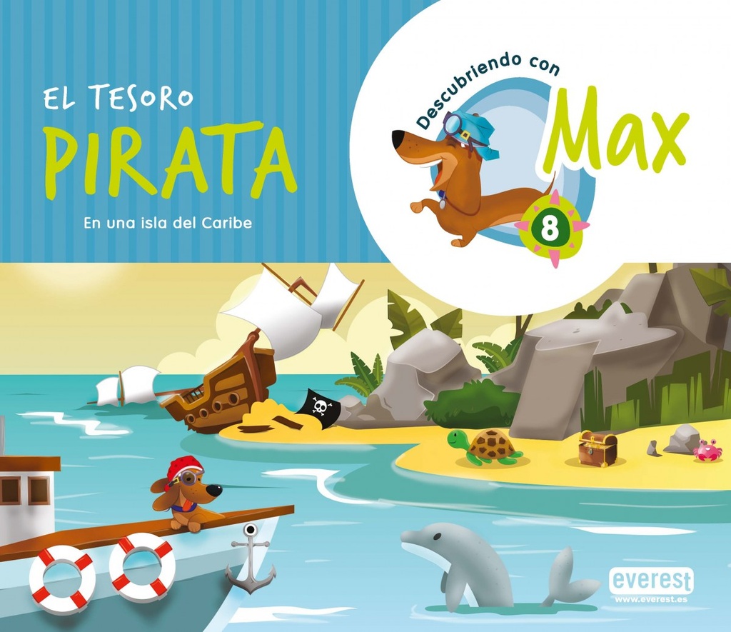 Descubriendo con Max 8. El tesoro pirata. Libro del alumno.