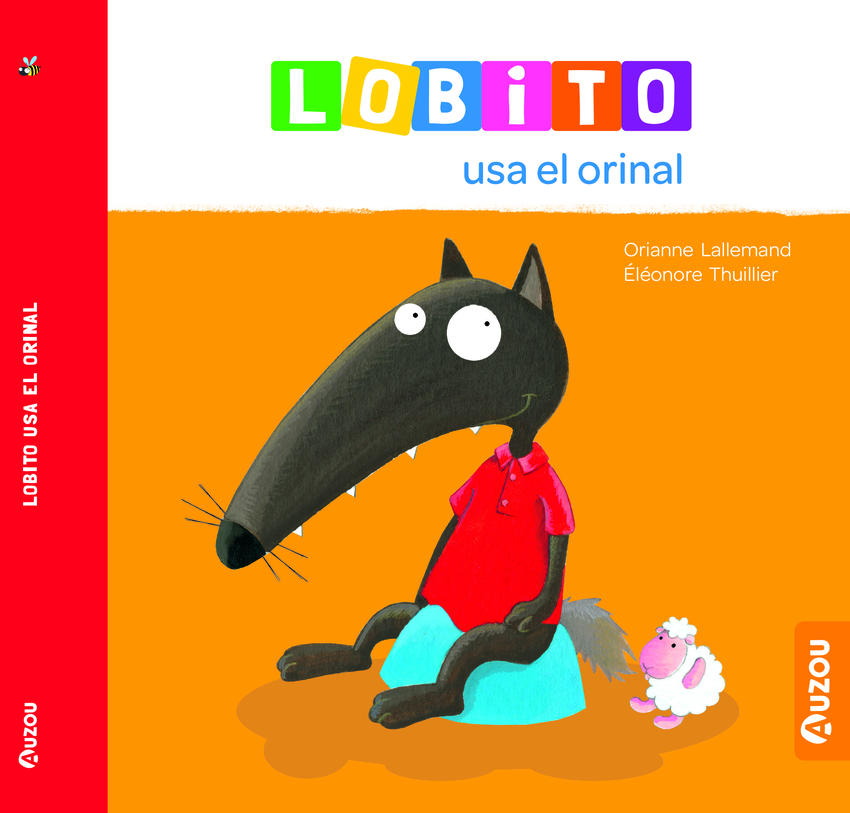 Lobito usa el orinal