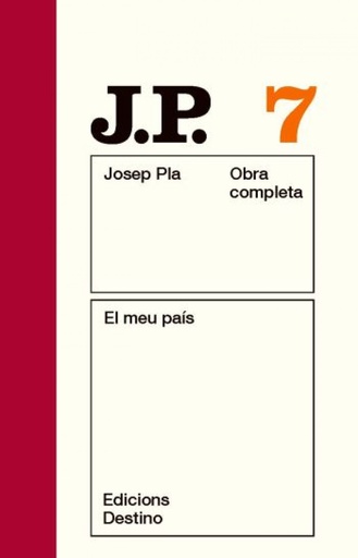 [9788497101479] Obra Completa 7. Josep Pla