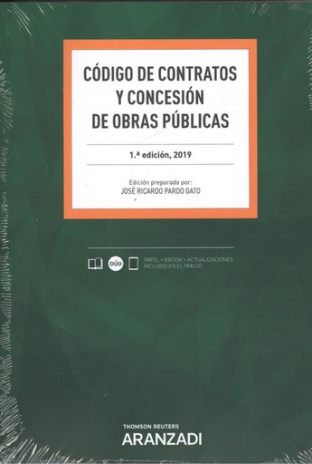 [9788413083568] CÓDIGO DE CONTRATOS Y CONCESIÓN DE OBRAS PÚBLICAS