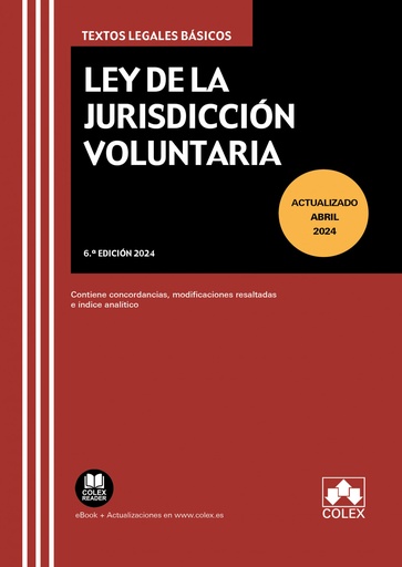 [9788411944434] Ley de la Jurisdicción Voluntaria (6.ª EDICIÓN 2024)