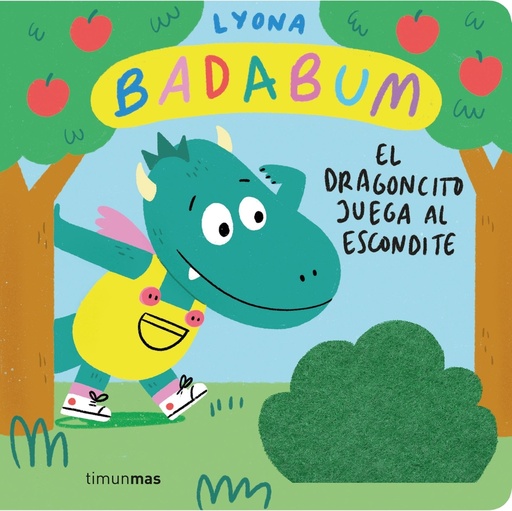 [9788408277149] BADABUM. El dragoncito juega al escondite. Libro con solapas de tela