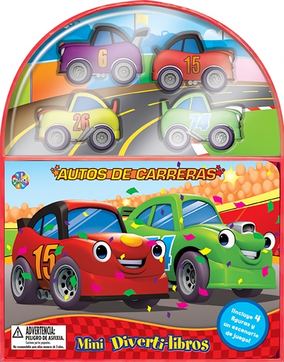 [9782764346167] Autos de carreras (Mini Diverti-Libros)