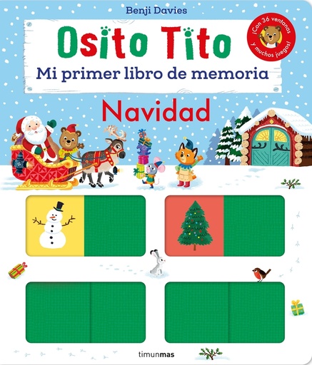 [9788408287506] Osito Tito. Mi primer libro de memoria. Navidad