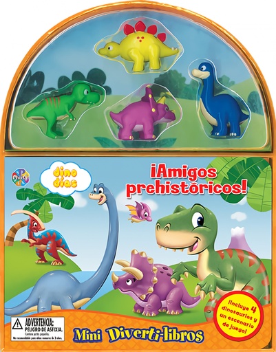 [9782764346198] ¡Amigos prehistóricos! (Mini Diverti-Libros)